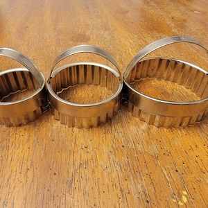 Vintage Pastry Cutters - Set of 3